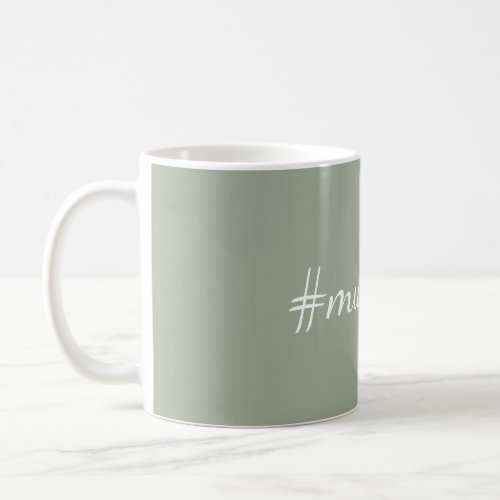 Coffee Mug W Muglife Grey Evergreen