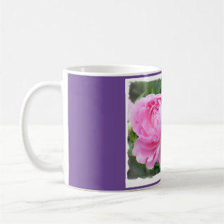 Coffee Mug with a photograph of Pink Peonies
