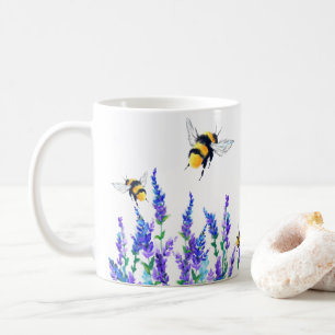 Coffee Mug with Bees