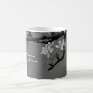 coffee mug with Bloom where God plants you.
