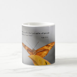 coffee mug with butterfly