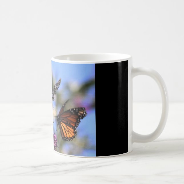 coffee mug with butterfly...contentment (Right)