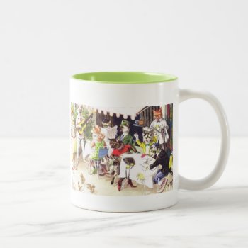 Coffee Mug With Cats And Dogs by SharCanMakeit at Zazzle