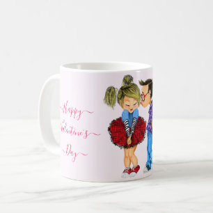 Coffee Mug with Couple Love Valentine's Day Gift