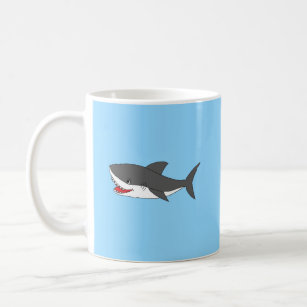 Coffee Mug with cute shark design