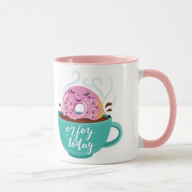 Coffee mug with donut (Right)