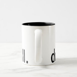 Coffee Mug with drill design.