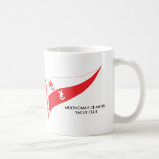 Coffee mug with dual burgee