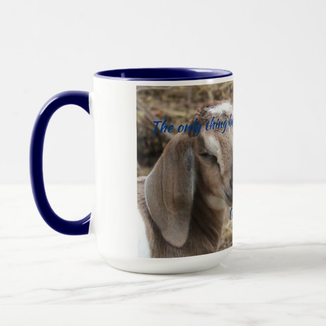Coffee Mug with goat kids (Left)