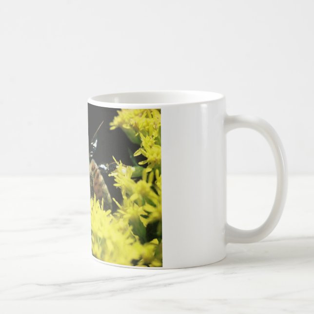 Coffee mug with honey bee & scripture. (Right)