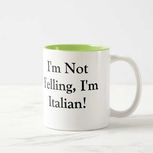 Coffee Mug with Italian Saying