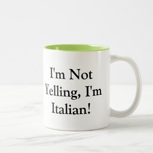 Coffee Mug with Italian Saying