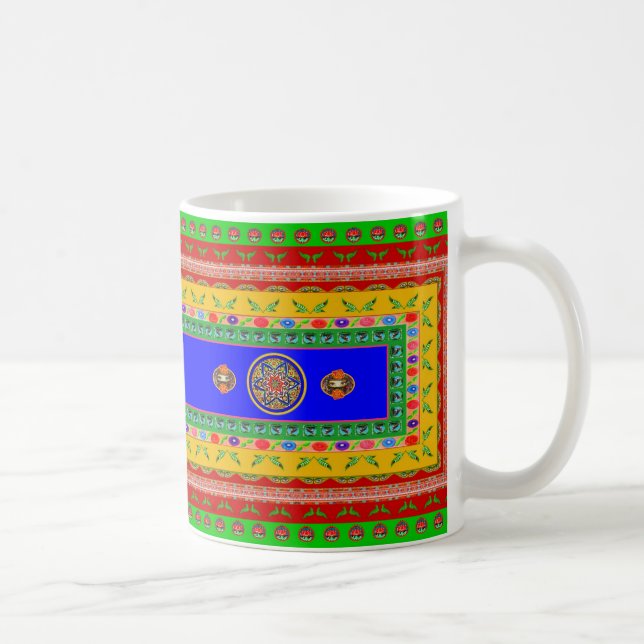 Coffee Mug with Name - Inspired by Truck Art  - 3 (Right)