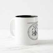 Coffee mug with original seal (Front Left)