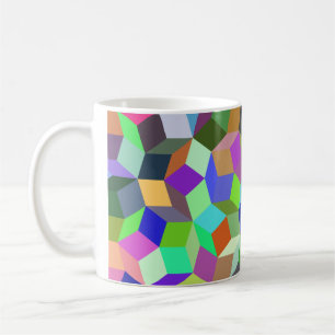 Coffee mug with Penrose pattern