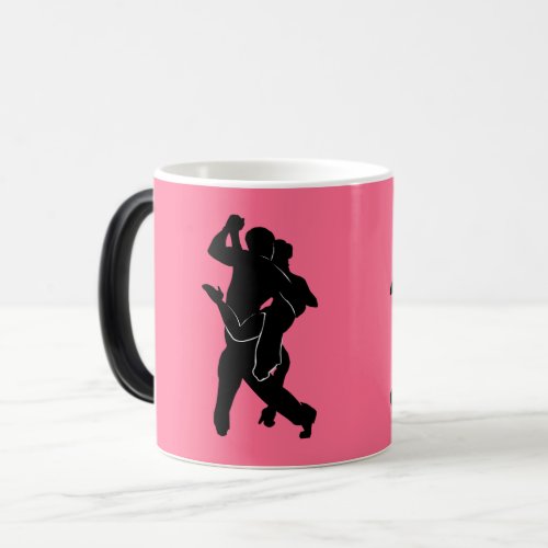 Coffee Mug with Tango Dancer _ Custom Colors