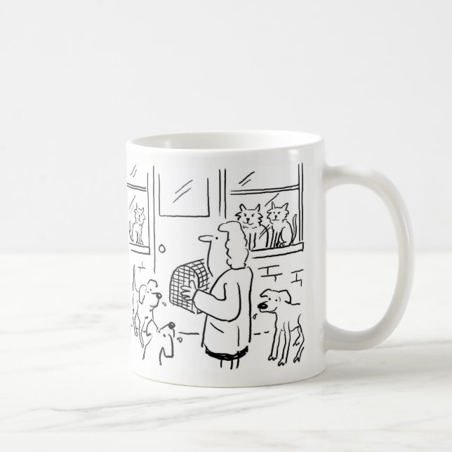 Coffee Mug with Veterinary Illustration (Right)
