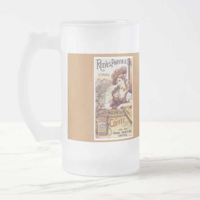Coffee Mug with Vintage Design (Left)