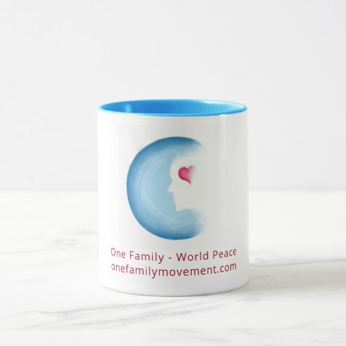 Coffee Mug World Peace One Family Tea Cup Gift 