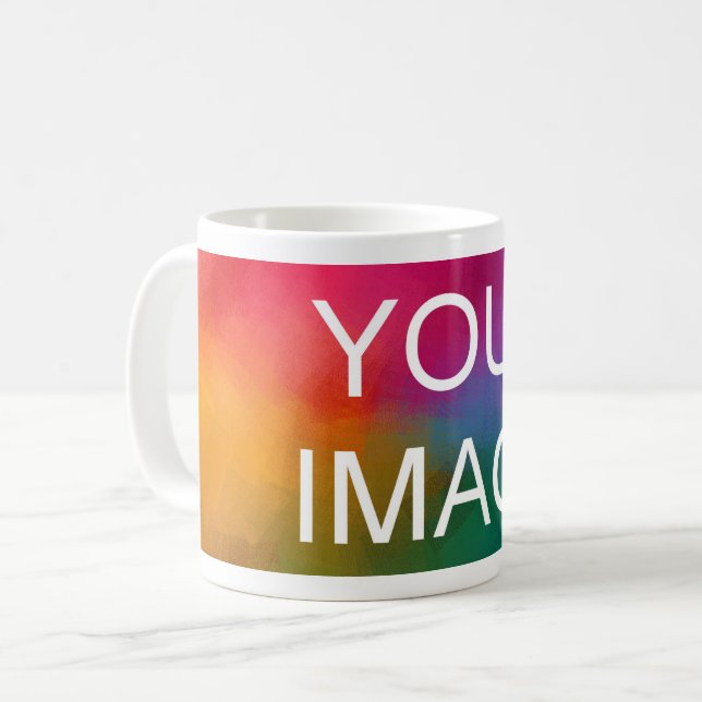 Coffee Mugs Add Image Photo Company Logo Here (Front Left)
