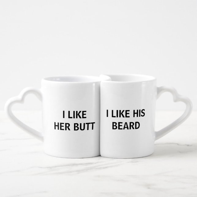Coffee mugs for lover valentines (Front Nesting)