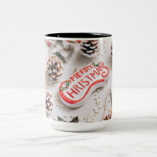 Coffee Mugs, Hot Cocoa Two-Tone Coffee Mug