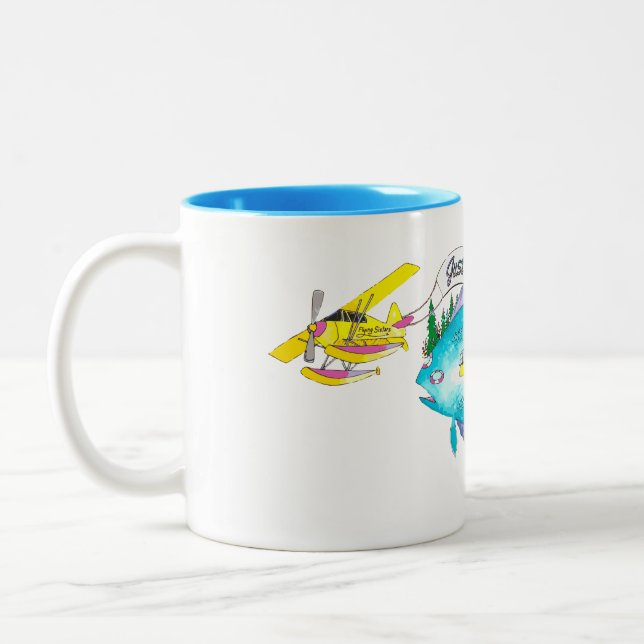 COFFEE MUGS JUST FOR THE HALIBUT CATE BATTLES (Left)