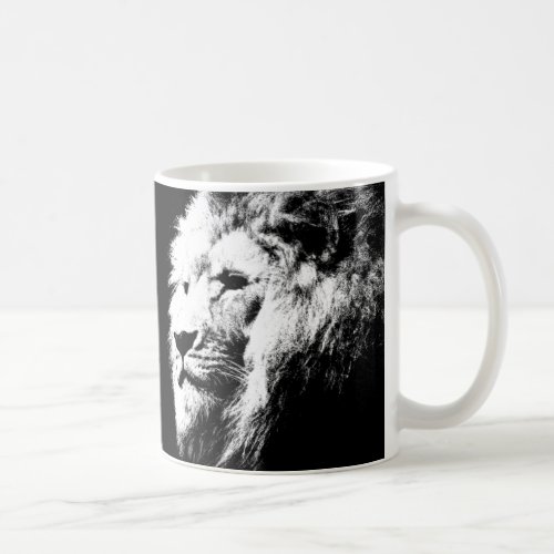 Coffee Mugs Lion Face King Template Animals