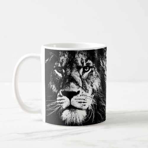 Coffee Mugs Lion Face The King Animals Template