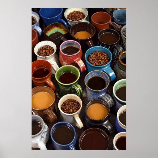coffee mugs poster (Front)