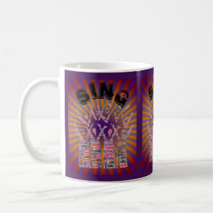 Coffee Mugs Sing Gospel Music Choir Purple Orange