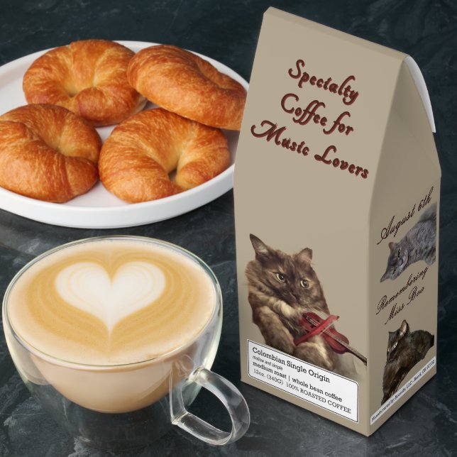 Coffee Music Cats by RoseWrites  (Breakfast)