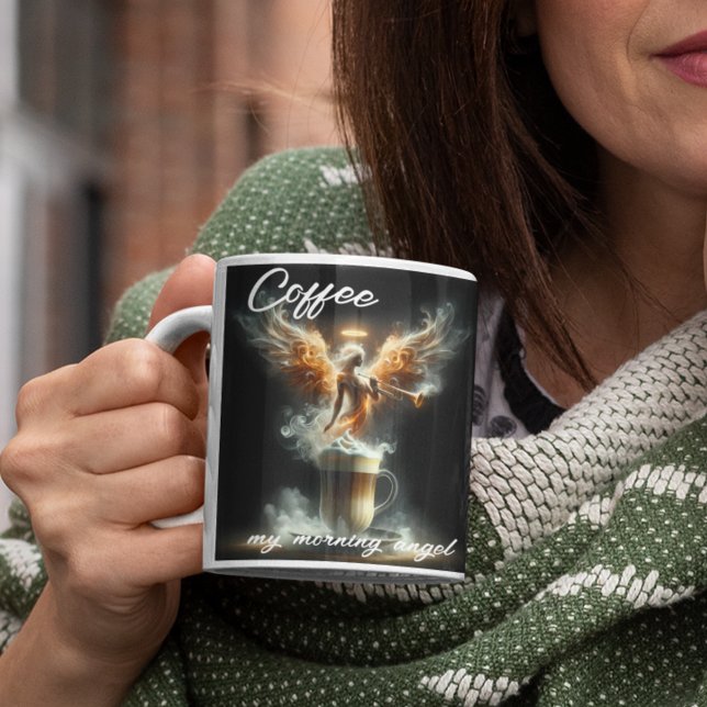 Coffee...My Morning Angel Giant Coffee Mug (Creator Uploaded)
