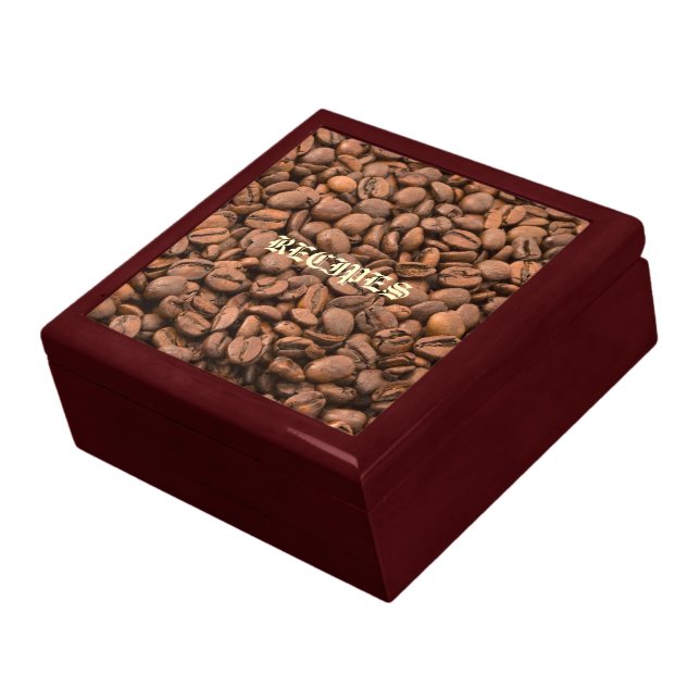Coffee Nectar of  the Gods! Jewelry Box (Side)