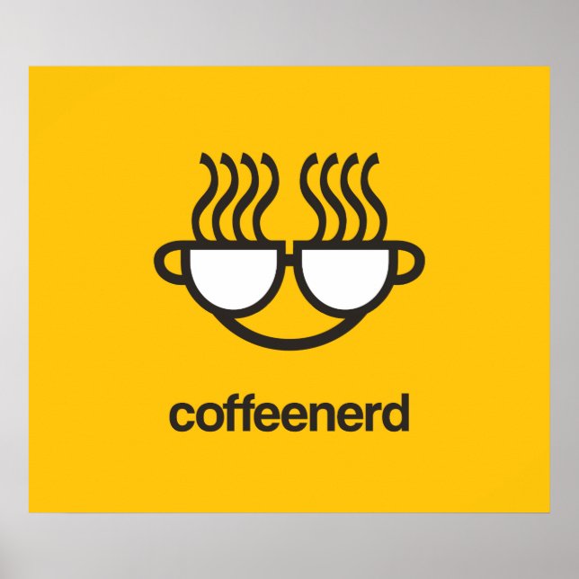 Coffee Nerd print / poster (Front)