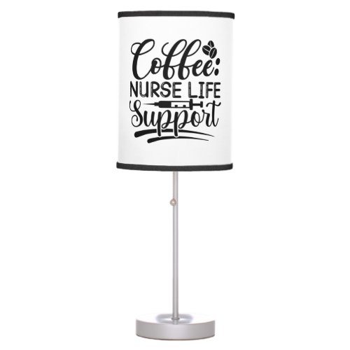 Coffee Nurse Life Support Table Lamp