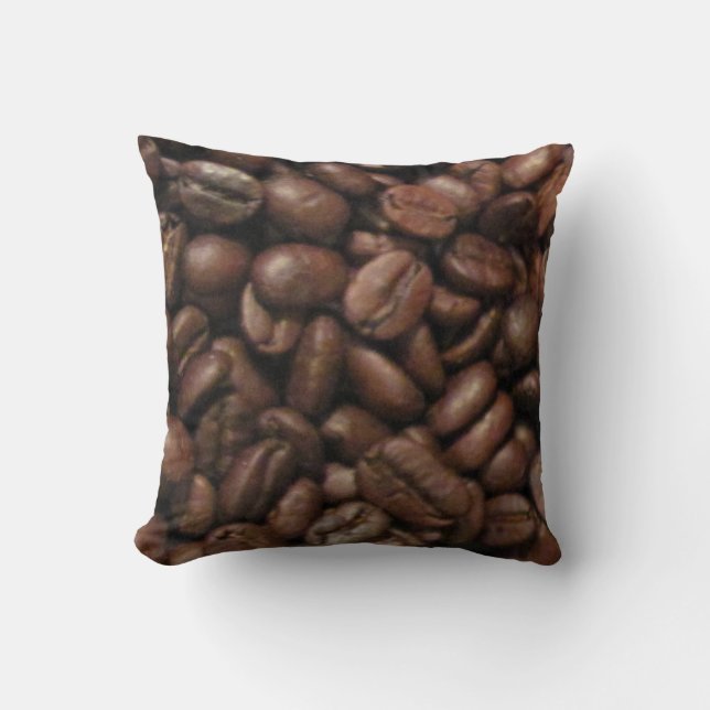 Coffee or Nap? Throw Pillow (Front)