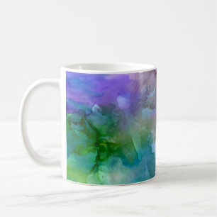 Coffee or Tea Mug abstract Color Wheel design