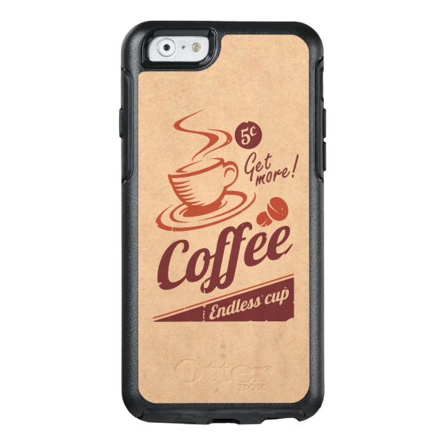 Coffee Otterbox iPhone Case (Back)
