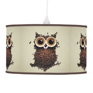 Coffee Owl Ceiling Lamp