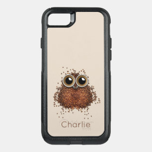 Coffee Owl custom name phone cases