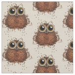 Coffee Owl fabric