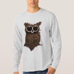 Coffee Owl Long Sleeve T-Shirt
