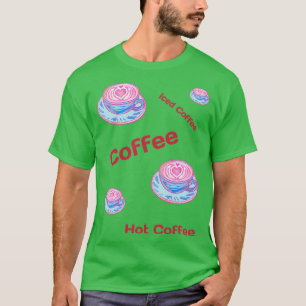 Coffee pack cups pastel cappuccino lover T-Shirt