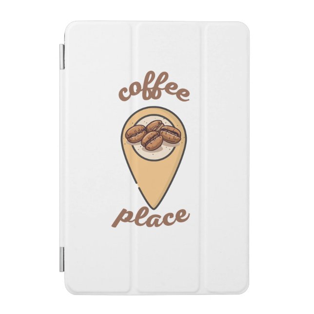 coffee palce notebook iPad mini cover (Front)