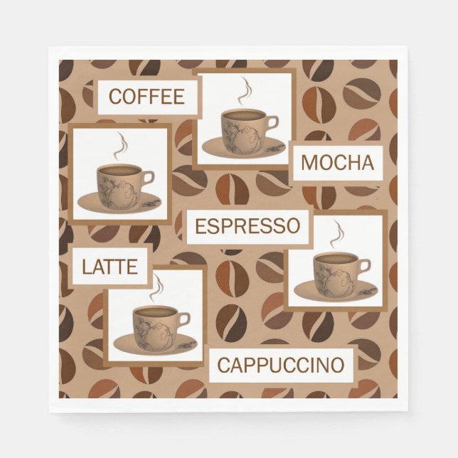 Coffee Paper Napkins (Front)