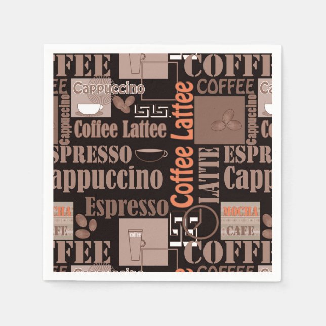 Coffee Paper Napkins (Front)