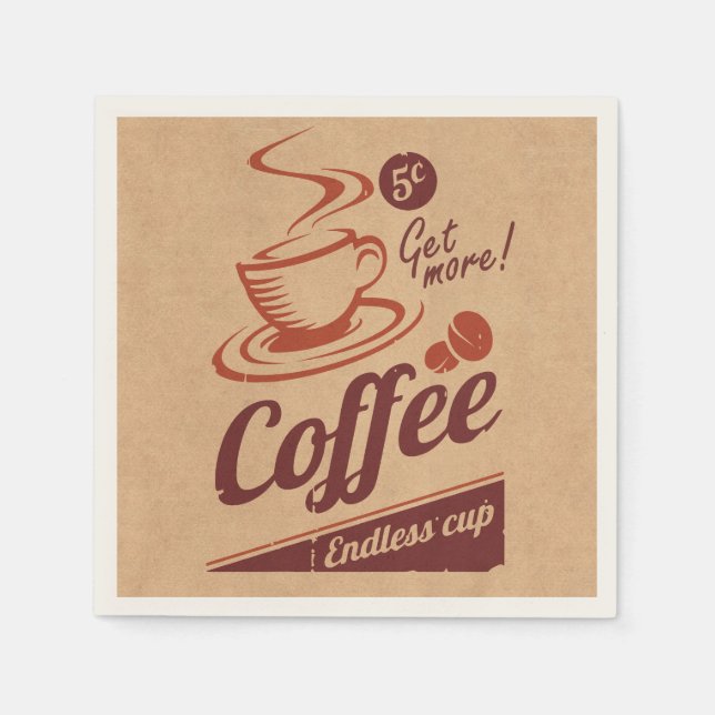 Coffee Paper Napkins (Front)