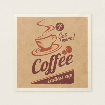 Coffee Paper Napkins by CaptainScratch at Zazzle