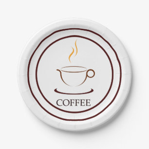 Coffee Paper Plates